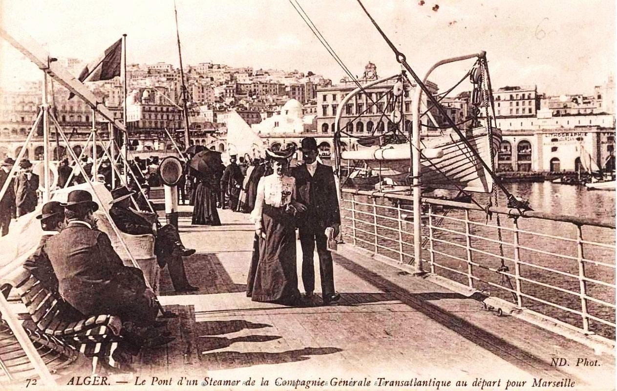 466- Alger - Pont d'un steamer.jpg